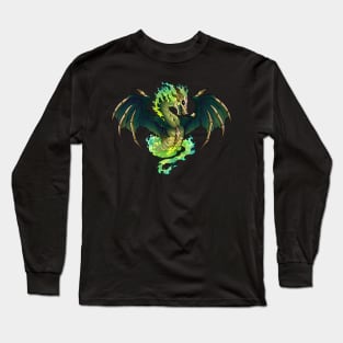 Halloween Bone Dragon Long Sleeve T-Shirt